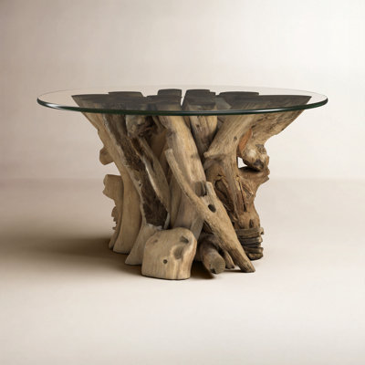 Birch Lane™ Julip Driftwood Abstract Coffee Table & Reviews